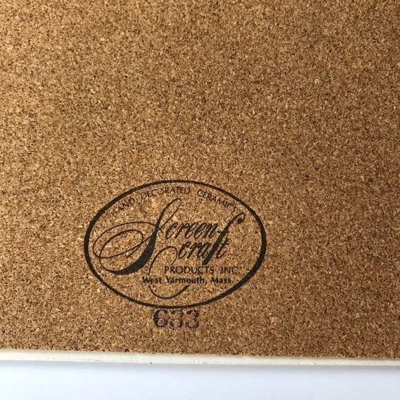 Vtg Screencraft Trivet  and Wall Hanging - Picture 5 of 6